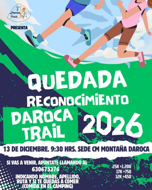 Quedada de reconocimiento Daroca Trail 2026