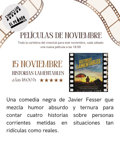 Sinopsis de la película Historias Lamentables. Una comedia negra de Javier Fesser que mezcla humor absurdo y ternura para contar cuatro historias sobre personas corrientes metidas en situaciones tan ridículas como reales.