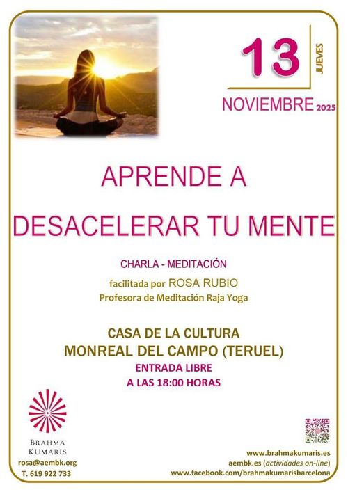 Aprende a desacelerar tu mente